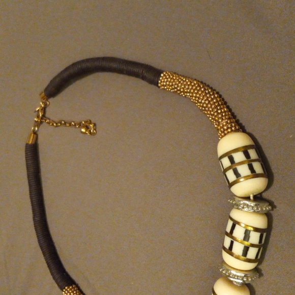 Chico's Brown Gold and Silver adjustable necklace - Picture 6 of 6